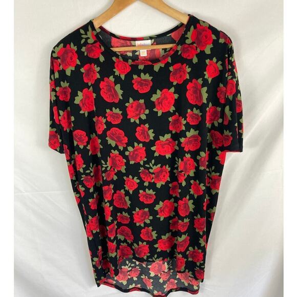 Lularoe Irma Rose Tshirt Size XXS - Picture 1 of 3